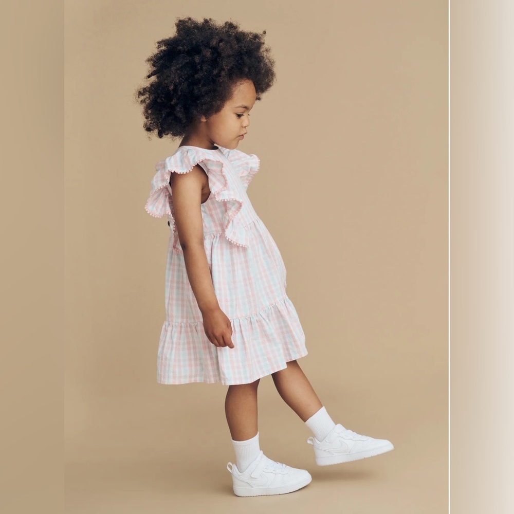 Huxbaby Jewel Check Sundress